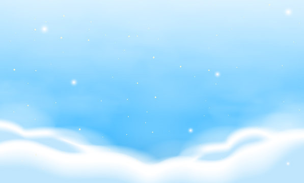 Background template with blue sky