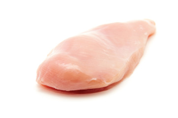 Raw chicken breast fillets