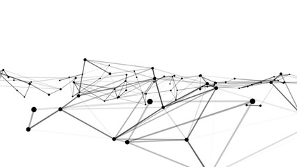 Abstract technology and science background futuristic network, plexus background.