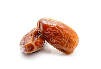 Dates isolated on white background