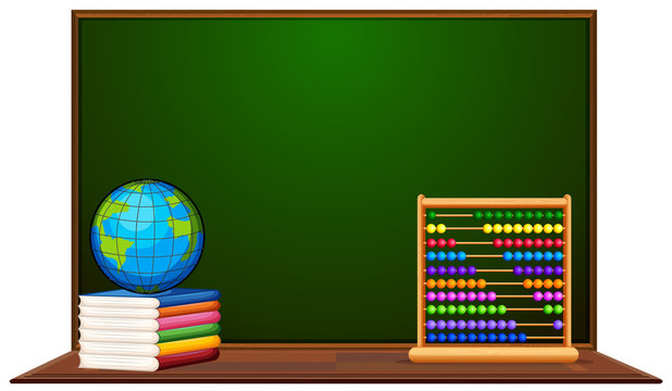 Blackboard and other school items