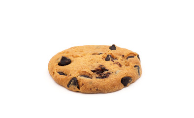 Chocolate Chip Cookie isolated on white