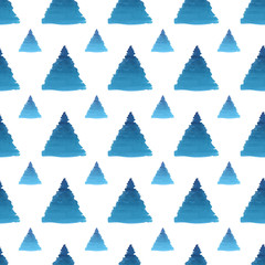 Obraz premium Seamless pattern with hand-drawn triangles by markers