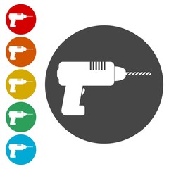 Hand Drill Icon, Drill icon