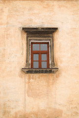 Background with Old Vintage Wall Texture and Window