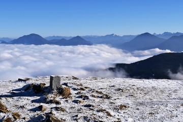 summit above the clouds
