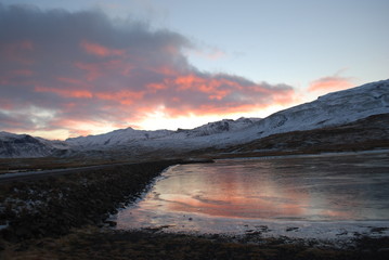 Amazing Scenery of Icelandic Coast 
