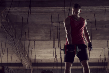 Dumbbell lifting © Impact Photography