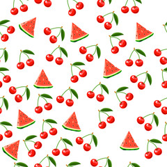 illustration of a watermelon