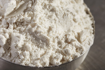 Fototapeta na wymiar A cup of gluten-free flour substitute