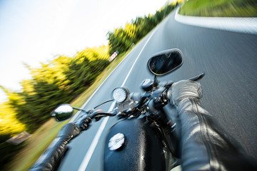 Obraz premium Close up of a motorcycle