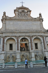 Roma, il Gianicolo - Fontana dell'Acqua Paola