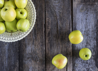 fresh green apples