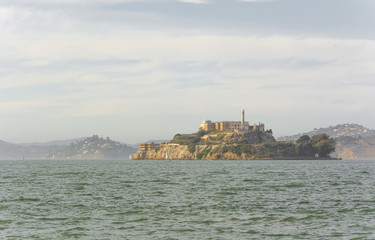 Alcatraz Island in San Francisco, USA.