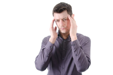 Naklejka premium Headache, migraine, stress. 
