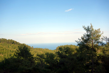 Wild mountain range, Likya Yolu hiking trail, Turkey