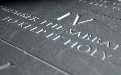 Fototapeta premium The Fourth Commandment