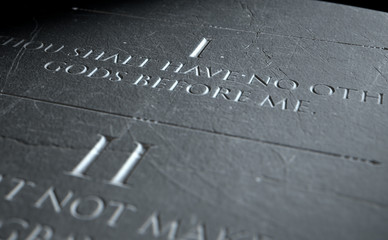 Fototapeta premium The First Commandment