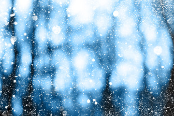 Obraz na płótnie Canvas Beautiful winter landscape with snow covered trees