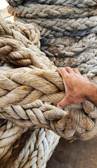 naval mooring ropes