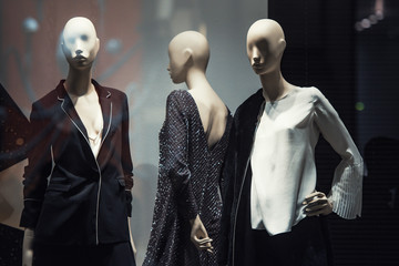 Women clothing store display