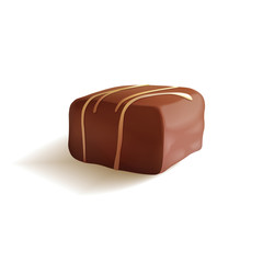 Chocolate Candy. Isolated Vector