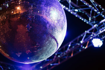 Disco ball party concept