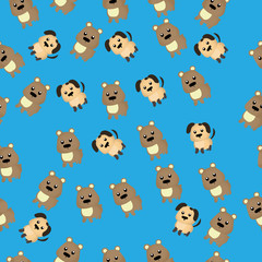 illustration of a Cute dog