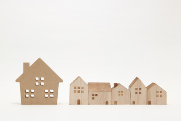 家　住宅　街　イメージ　ミニチュア