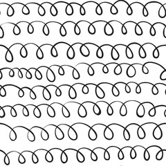 Scribble vector pattern