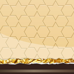 White Chocolate pattern. Vector Illustration