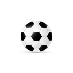 Soccer ball. Vector isolated on white background, vector illustration. EPS 10