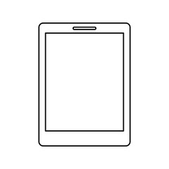 Tablet icon. Device gadget technology and electronic theme. Isolated design. Vector illustration
