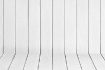 Wooden wall  white can use for product. display.