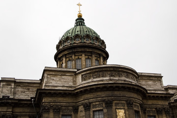 Fototapeta na wymiar Orthodox Kazan Cathedral in St. Petersburg, Russia