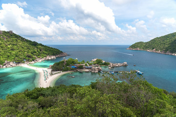 The view point of Nang yuan island. Thailand
