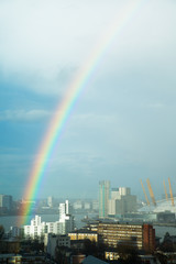 Rainbow over the London
