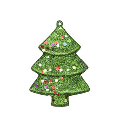 christmas decoration isolated on white background - clipping paths