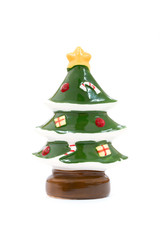 Pine tree model  isolated on white background