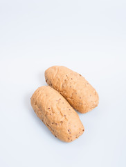 bread or healthy bread on the background.