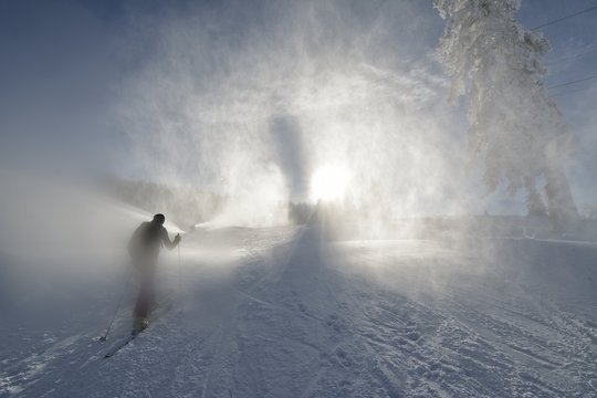 Snowstorm In The Mountains