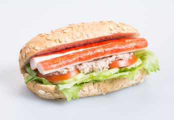 sandwich or health sandwich on the background.