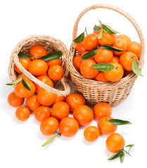  Two basket of tangerines