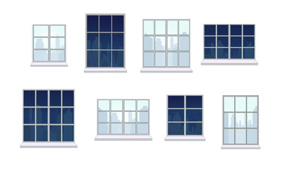 Collection of various window compositions