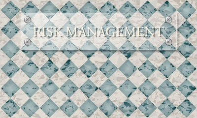 Abstract background with marble pattern and glass panel with the