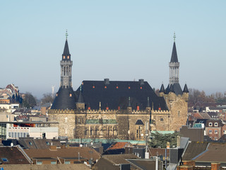 Town hall of Aachen - rooftop view