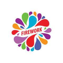 vector logo firework