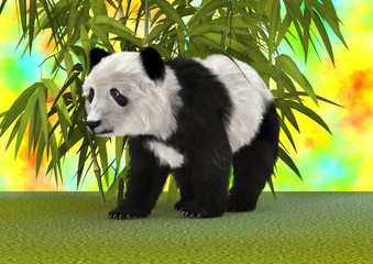 3D Rendering Panda Bear © photosvac