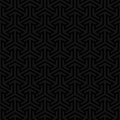 Black Neutral Seamless Pattern for Modern Design in Flat Style.