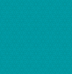 Floral ornament. Turquoise Neutral Seamless Pattern for Modern D